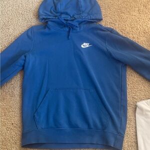 Nike Men's Blue Hoodie Sweater